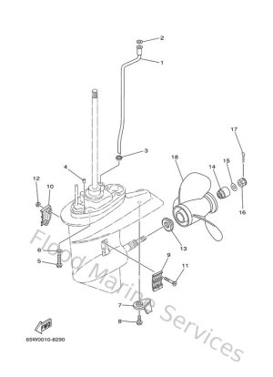 Diagram for Lower Casing. Drive 2