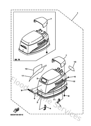 Diagram for Top Cowling