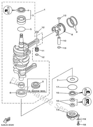 Diagram for Crankshaft & Piston