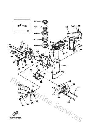 Diagram for Upper Casing & Bracket