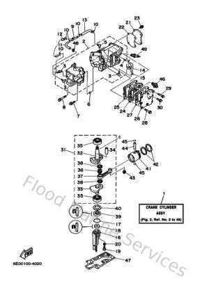 Diagram for Cylinder & Crankcase