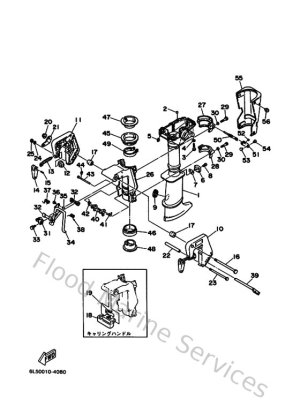 Diagram for Upper Casing & Bracket