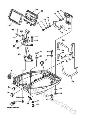 Diagram for Bottom Cowling