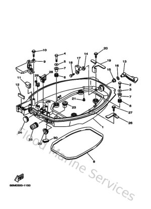 Diagram for Bottom Cowling