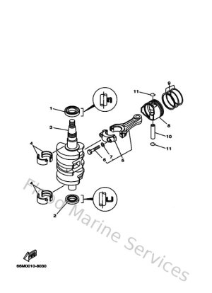 Diagram for Crankshaft & Piston