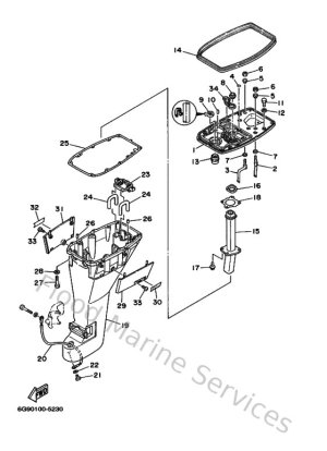Diagram for Upper Casing