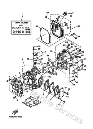 Diagram for Cylinder & Crankcase