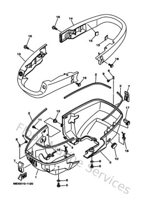 Diagram for Bottom Cowling