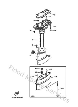 Diagram for Upper Casing