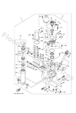 Diagram for POWER TRIM & TILT ASSY