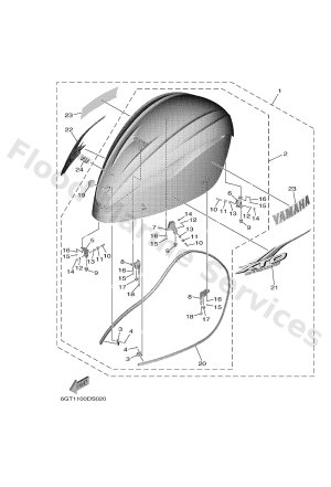 Diagram for TOP COWLING