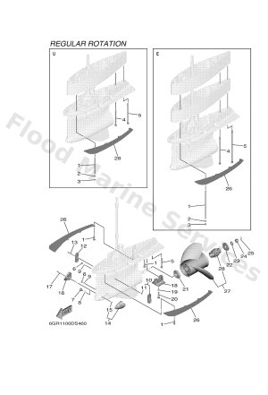 Diagram for LOWER CASING & DRIVE 3