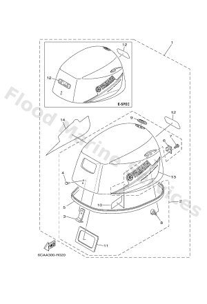 Diagram for TOP COWLING
