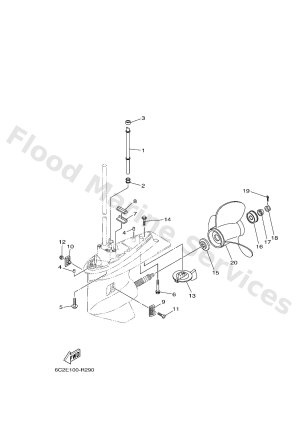 Diagram for LOWER CASING & DRIVE 2