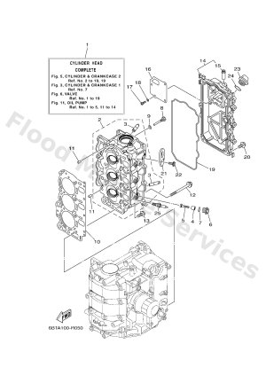 Diagram for CYLINDER & CRANKCASE 2