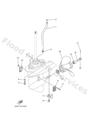 Diagram for LOWER CASING & DRIVE 2