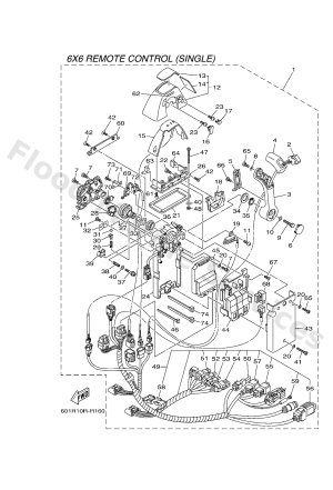 Diagram for DBW REMOTE CONTROL 1 (SINGLE)