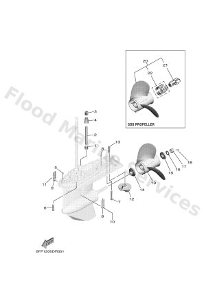 Diagram for LOWER CASING & DRIVE 2