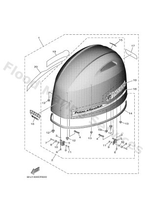 Diagram for TOP COWLING