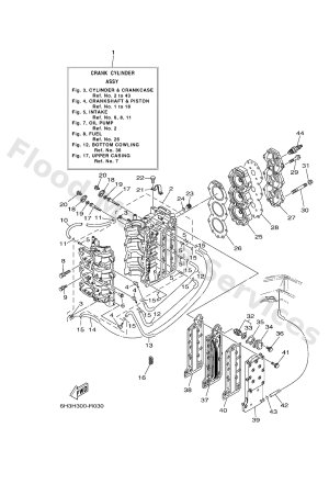 Diagram for CYLINDER & CRANKCASE