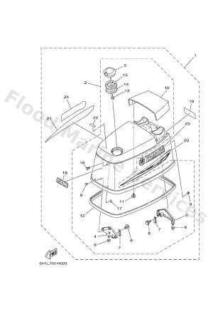 Diagram for TOP COWLING