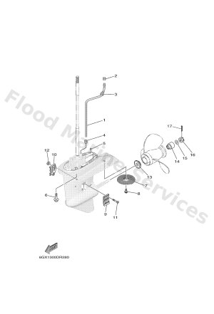 Diagram for LOWER CASING & DRIVE 2