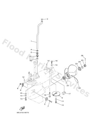 Diagram for LOWER CASING & DRIVE 2