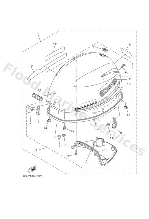 Diagram for TOP COWLING