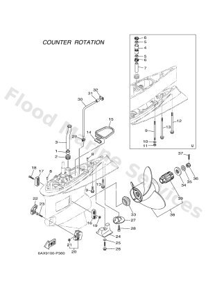 Diagram for LOWER CASING & DRIVE 4