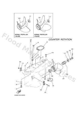 Diagram for LOWER CASING & DRIVE 4