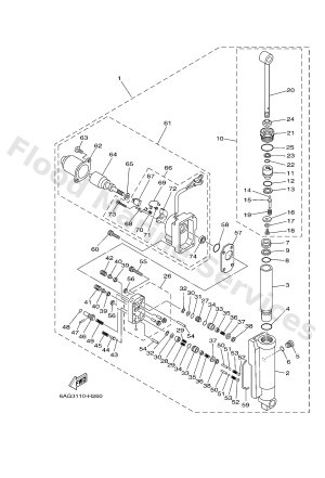 Diagram for POWER TILT ASSY