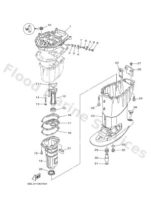 Diagram for UPPER CASING