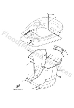 Diagram for BOTTOM COWLING 2