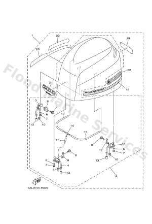 Diagram for TOP COWLING