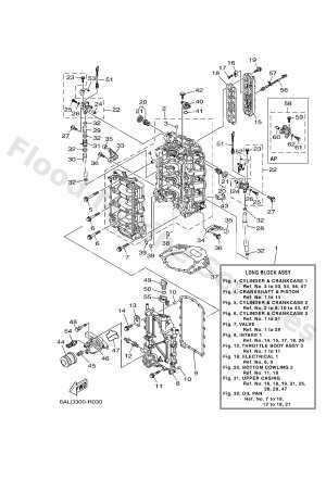 Diagram for CYLINDER & CRANKCASE 1
