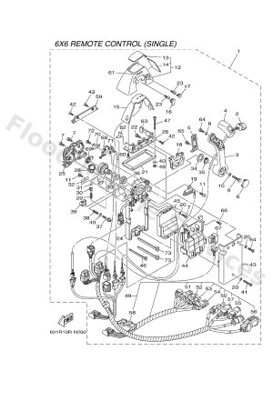 Diagram for DBW REMOTE CONTROL 1 (SINGLE)