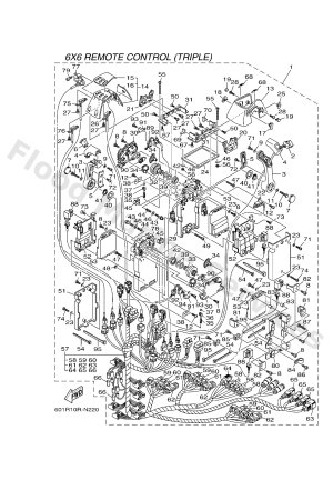 Diagram for DBW REMOTE CONTROL 3 (TRIPLE)