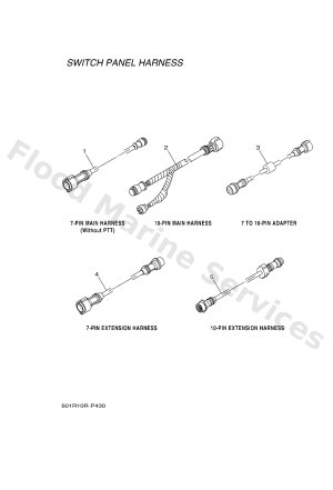 Diagram for WIRE HARNESS 1
