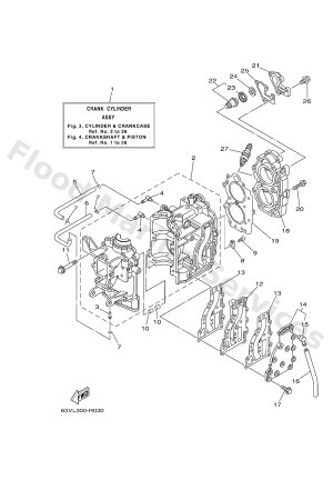 Diagram for CYLINDER & CRANKCASE