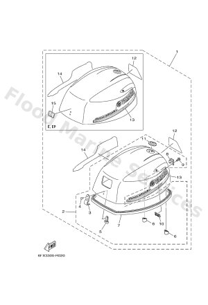 Diagram for TOP COWLING
