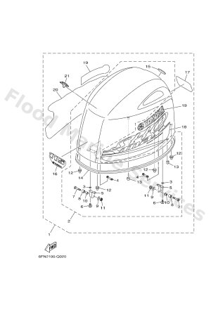 Diagram for TOP COWLING