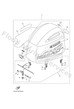 Diagram for TOP COWLING