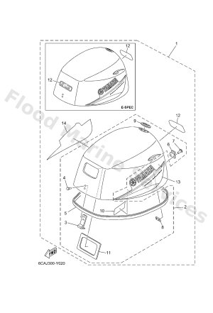 Diagram for TOP COWLING