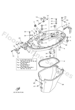 Diagram for BOTTOM COWLING 1