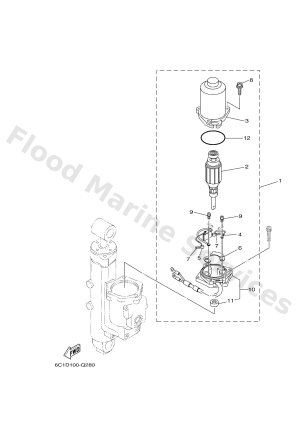 Diagram for POWER TRIM & TILT ASSY 2