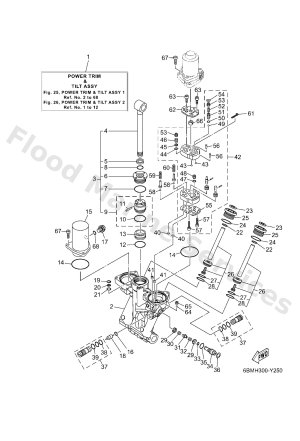 Diagram for POWER TRIM & TILT ASSY 1