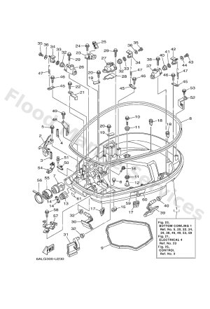 Diagram for BOTTOM COWLING 1