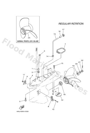 Diagram for LOWER CASING & DRIVE 2