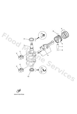 Diagram for CRANKSHAFT & PISTON