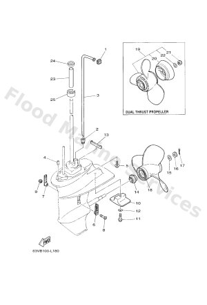 Diagram for LOWER CASING & DRIVE 2